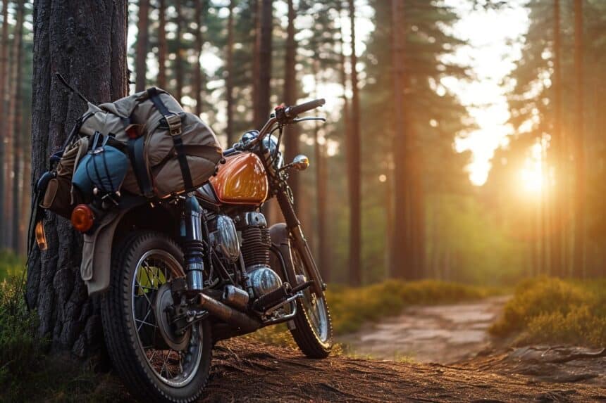 Préparez-vous pour une aventure en plein air : Camping à moto